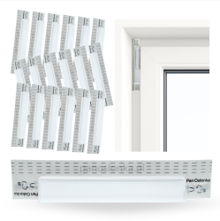 Pan Osłonka® – samoprzylepna nakładka ochronna na zawiasy do malowania (18 sztuk)