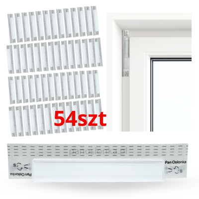 Pan Osłonka® – samoprzylepna nakładka ochronna na zawiasy do malowania (54 sztuk)