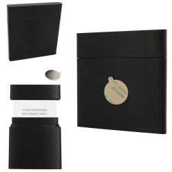 Etui na frazy seed w wersji papierowej – schowek magnetyczny – arkusz recovery sheet GRATIS!