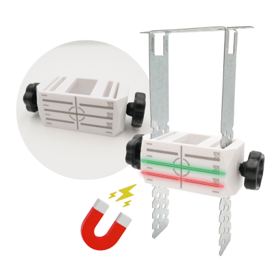 2x Uchwyt magnetyczny do poziomowania sufitu PROFIL CD60 ES WIESZAK G-K