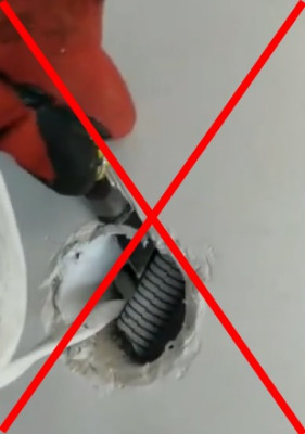 Ostrze do skrawania puszek podtynkowych Scrober