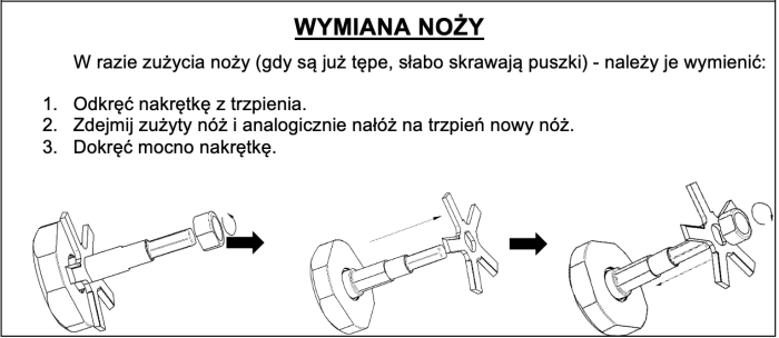 Ostrze do skrawania puszek podtynkowych Scrober