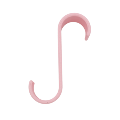 4x Haczyk bezinwazyjny łazienkowy wieszak na grzejnik / kaloryfer różowy