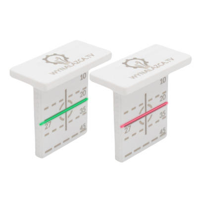 4x ZNACZNIK NA MAGNES do poziomowania profili aluminiowych CD60 płyt G-K  do lasera