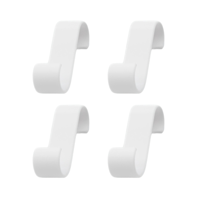 Haczyk bezinwazyjny wieszak na grzejnik / kaloryfer 4 sztuki białe
