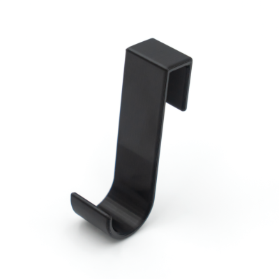 4x Haczyk bezinwazyjny drzwi kabina prysznicowa szafka kaloryfer czarny