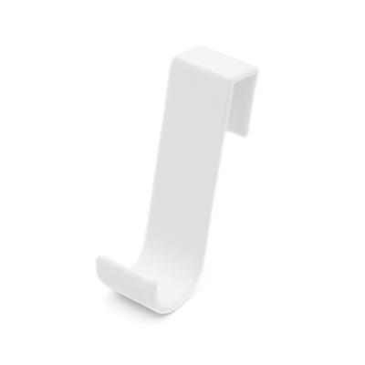 4x Haczyk bezinwazyjny drzwi kabina prysznicowa szafka kaloryfer biały