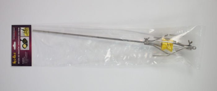 Przyrząd do MYCIA wałków i MIESZADŁO do farb SpinRoll (pręt + 2 mieszadła) – regulacja wielkości