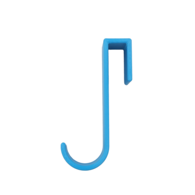 4x Haczyk bezinwazyjny drzwi kabina prysznicowa szafka kaloryfer niebieski