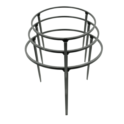 Zestaw 3 podpór do roślin RING – 185/200/220 mm – podpórki pierścieniowe, obejma do kwiatów, doniczek i ogrodu