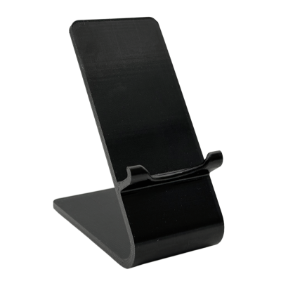 Stojak na telefon czarny – uniwersalny uchwyt na biurko z miejscem na ładowarkę