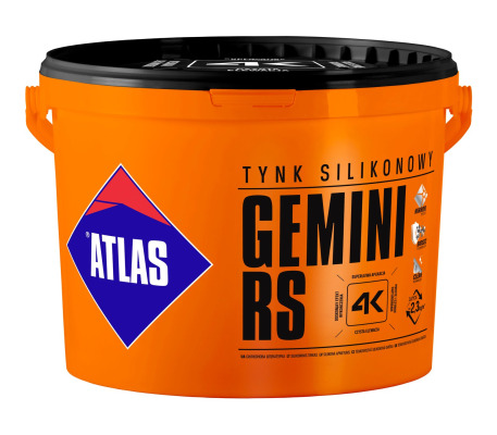 ATLAS TYNK SILIKONOWY GEMINI RS BAZA SZARA 25KG