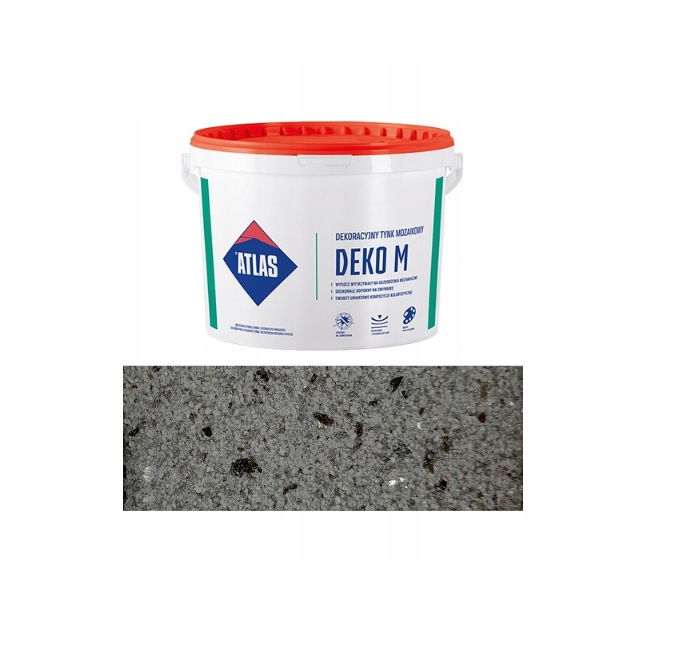 ATLAS DEKO M dekoracyjny tynk mozaikowy 25 kg - Bazalt 01