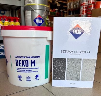 ATLAS DEKO M dekoracyjny tynk mozaikowy 25 kg - Granit 00