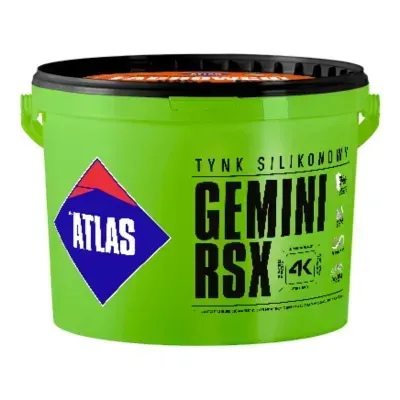 ATLAS TYNK SILIKONOWY GEMINI RSX BAZA BIAŁA 25KG