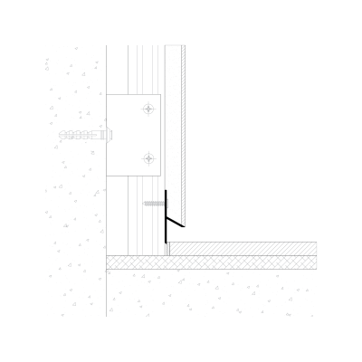 Aluminiowy profil cieniowy Shadow Gap "Jaskółczy ogon" 10 mm, czarny