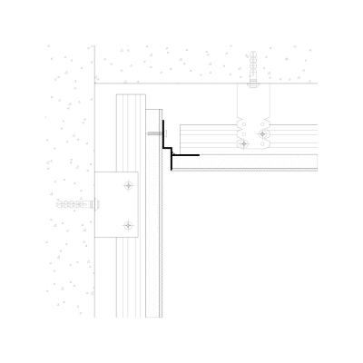 Aluminiowy profil cieniowy Shadow Gap 5 mm, czarny