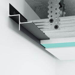 Aluminiowy profil cieniowy Shadow Gap 20 mm, czarny