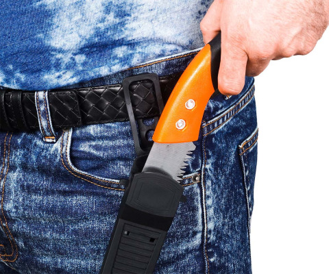 Piła ogrodowa z plastikowym uchwytem i osłoną Polax 300 mm (70-015)