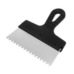 Paca ze stali nierdzewnej Polax do płytek 200 mm, ząb 6 x 6 mm (111-060)