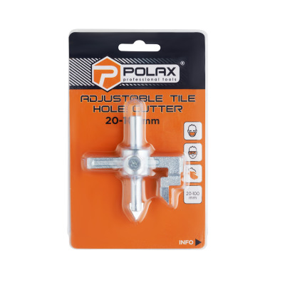 Kompas Polax do wiertarki do cięcia płytek 20-100 mm (34-001)