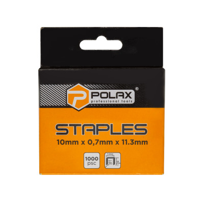 Zszywki do zszywacza hartowane Polax A53 10x11,3 mm, 1000 szt. (24-009)