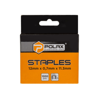 Zszywki do zszywacza hartowane Polax A53 12x11,3 mm, 1000 szt. (24-010)