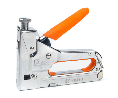 Zszywacz budowlany, metal chromowany, Polax 4-14 mm (24-006)