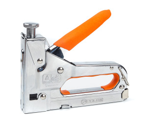 Zszywacz budowlany, metal chromowany, Polax 4-14 mm (24-006)