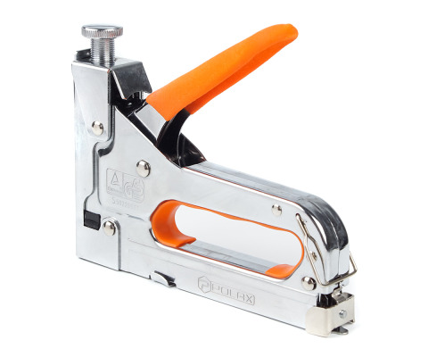 Zszywacz budowlany, metal chromowany, Polax 4-14 mm (24-006)