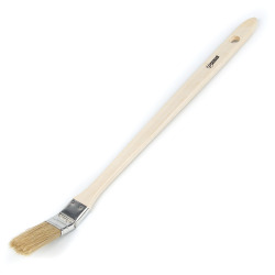 Szczotka do grzejników Polax 1" typ "Standard", włosie mieszane, rączka drewniana (13-001)