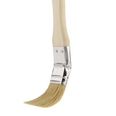Szczotka do grzejników Polax 1" typ "Standard", włosie mieszane, rączka drewniana (13-001)
