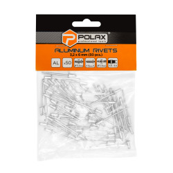 Nity zrywalne aluminiowe 3,2 x 6 mm Polax (37-003)