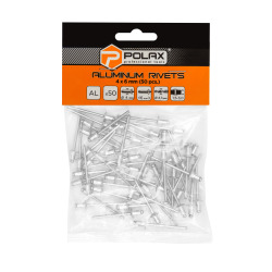 Nity zrywalne aluminiowe 4 x 6 mm Polax (37-007)