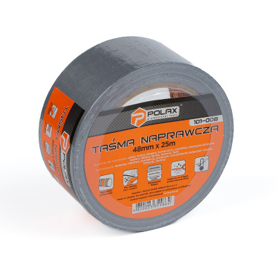 Taśma klejąca wzmocniona Taśma klejąca Polax 50 mm x 25 m (101-008)