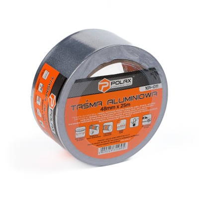 Taśma aluminiowa Taśma klejąca Polax 50 mm x 25 m (101-011)