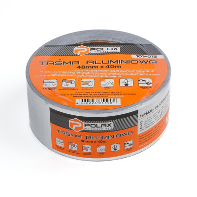 Taśma aluminiowa Taśma klejąca Polax 50 mm x 50 m (101-012)