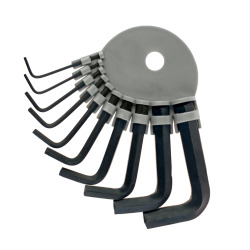 Zestaw kluczy imbusowych Polax w kształcie litery L, na oczku 10 szt. 1,5-10 mm (25-011)