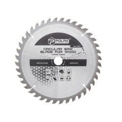 Brzeszczot Polax do drewna z końcówkami węglikowymi 230x22,2/20, 40T (54-140)