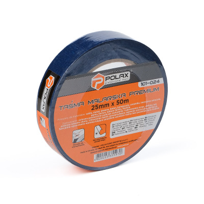 Malarska taśma klejąca Polax Premium 25 mm x 20 m (101-024)