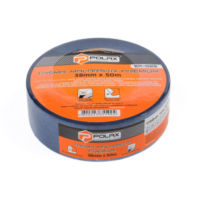 Malarska taśma klejąca Polax Premium 38 mm x 20 m (101-026)