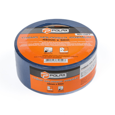 Malarska taśma klejąca Polax Premium 48 mm x 20 m (101-027)
