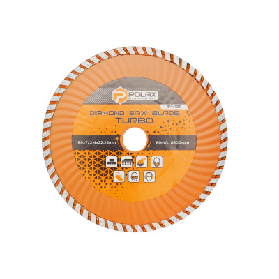 Diamentowa tarcza turbo Polax 180x2,8x22,23, 25% (54-129)