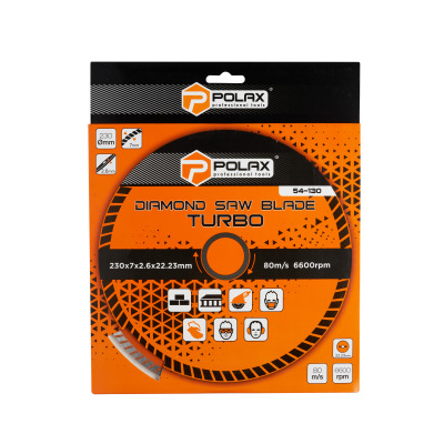 Tarcza diamentowa turbo Polax 230x7x3,2x22,23, 25% (54-130)