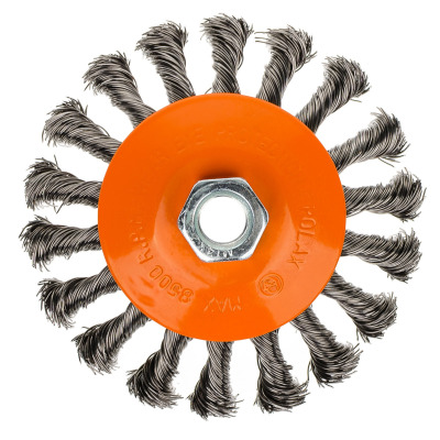 Szczotka stożkowa Polax do metalu 115 mm (54-165)