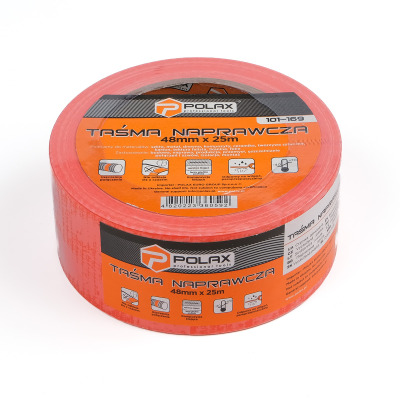Taśma klejąca wzmocniona Polax taśma klejąca pomarańczowa 50 mm x 25 m (101-169)
