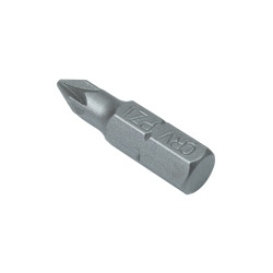 Bit stalowy Polax 25 mm PZ1 1/4", 10 szt. (51-071)