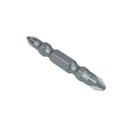 Bit stalowy dwustronny Polax 50 mm PZ2-PZ1 1/4", 10 szt. (51-087)