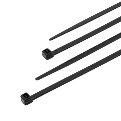 Zacisk plastikowy (opaska) Polax nylon 5 x 250mm, czarny 100 szt. (37-108)