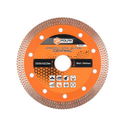 Tarcza diamentowa do cięcia Ceramic Polax 125x1,4x22,23 mm (54-114)